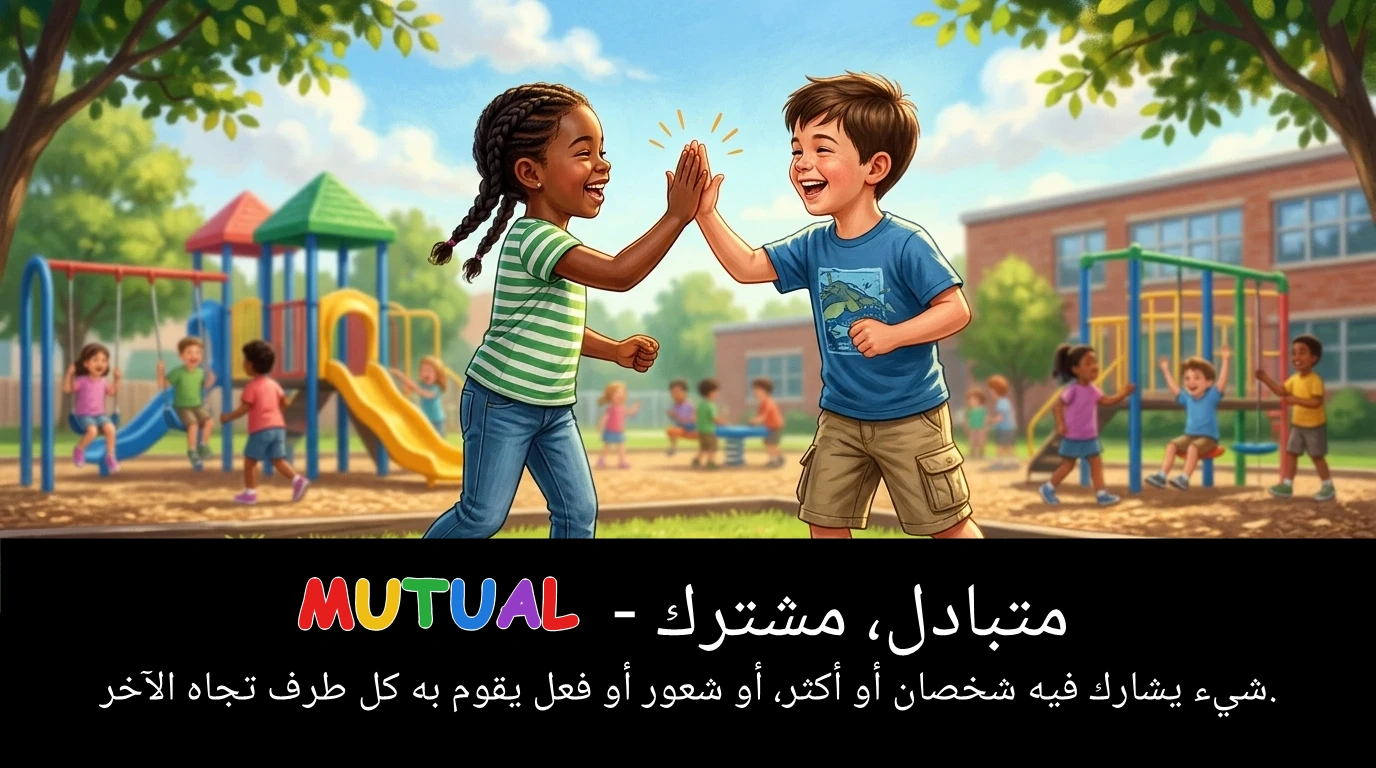 Arabic Illustration for mutual